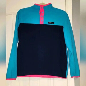 Girls Lands' End Heritage Fleece Pullover Size 14/16